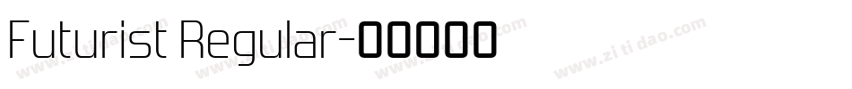 Futurist Regular字体转换